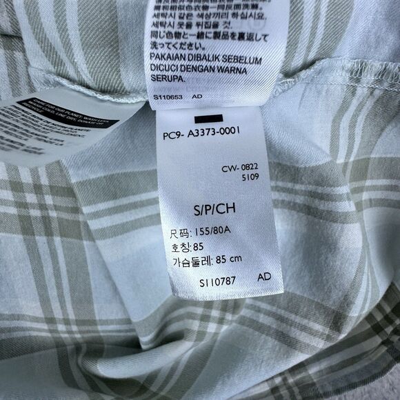 Levis Mens S Pearl Snap Shirt Green‎ Gray Plaid Western Long Sleeve Button Up - Picture 11 of 11